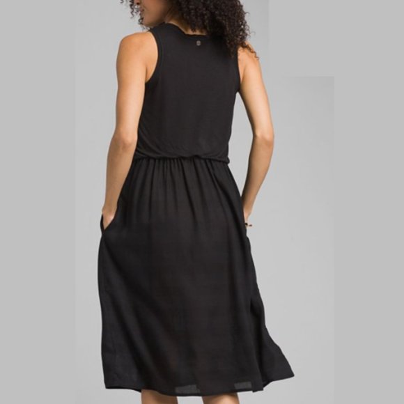 prAna Perry Sleeveless Blouson Midi Dress Women's Size M - Picture 2 of 11